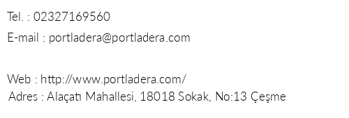 Port Ladera telefon numaralar, faks, e-mail, posta adresi ve iletiim bilgileri